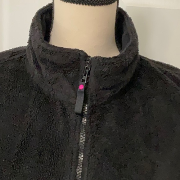 Aeropostale Full Zip Soft Fleece Jacket, XL, Black, Like New - Picture 2 of 9